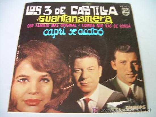 Discos de vinilo: SINGLE  EP LOS TRES DE CASTILLA - Foto 1