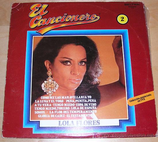 Discos de vinilo: LOLA FLORES. EL CANCIONERO - Foto 1