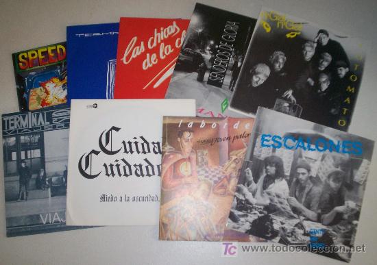 Discos de vinilo: LOTE 9 SINGLES DE GRUPOS ESPA&Ntilde;OLES DE LOS 80 - Foto 1