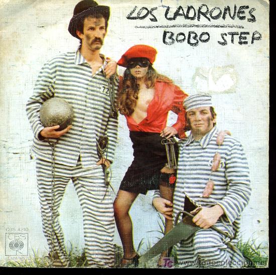 Discos de vinilo: Los Ladrones - Bobo Step / Parasol - Single 1976 - Foto 1