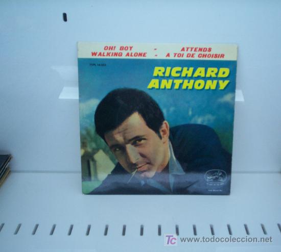 Discos de vinilo: RICHARD ANTHONY - EP A&Ntilde;O 1964 - Foto 1