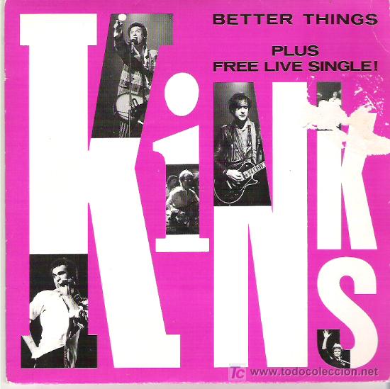 Discos de vinilo: THE KIKNS - LIVE SINGLE *** BETTER THINGS ***1981 - Foto 1