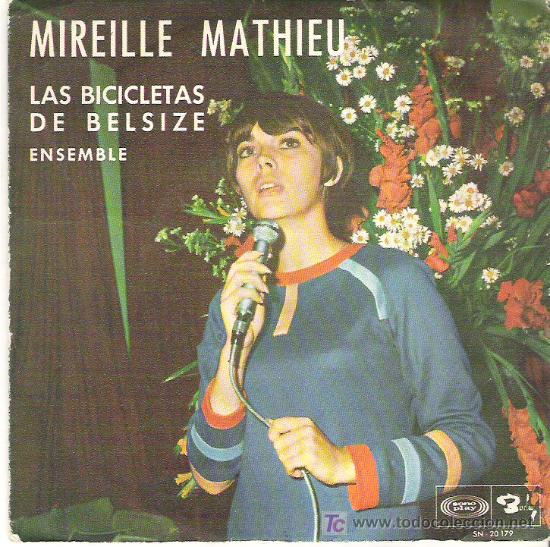 Discos de vinilo: MAREILLE MATHIEU - LAS BICICLETAS DE BELSIZE **** 1968 EN SONOPLAY - Foto 1