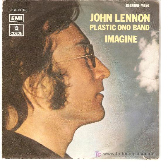 Single John Lennon Plastic Ono Band - Imagine - Vendido En Venta ...