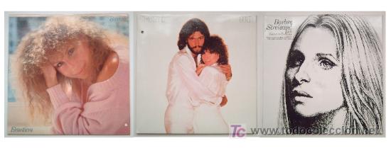 Discos de vinil: Lote de 3 LPs de BARBRA STREISAND !!! Emotion + Guilty + Live Concert at the Forum