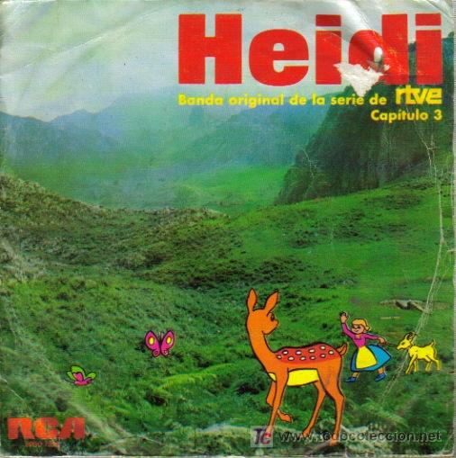 Discos de vinilo: INFANTIL HEIDI BSO SERIE RTVE CAPITULO 3 SINGLE RCA 1975 - Foto 1