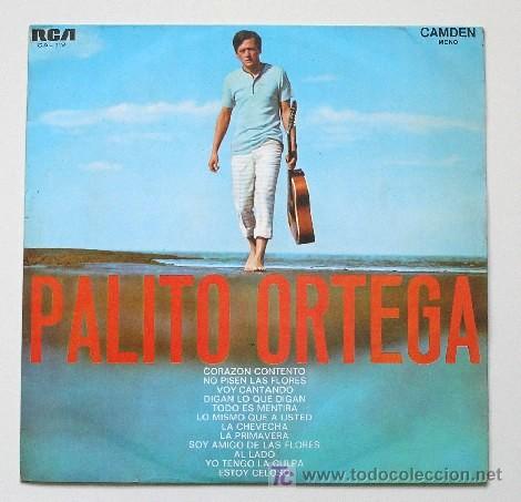 Discos de vinilo: PALITO ORTEGA &middot;&middot;&middot; Corazon contento - (LP 33 rpm) - Foto 1