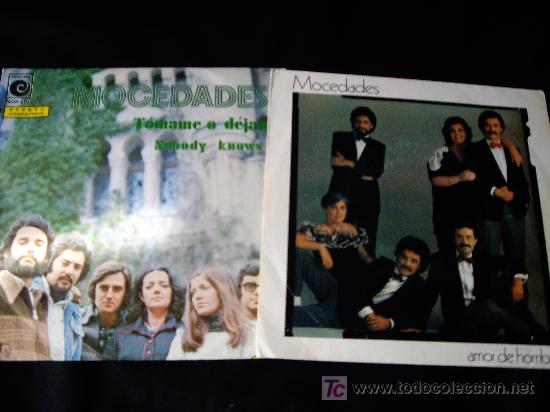 Discos de vinilo: lote 2 sg de mocedades
