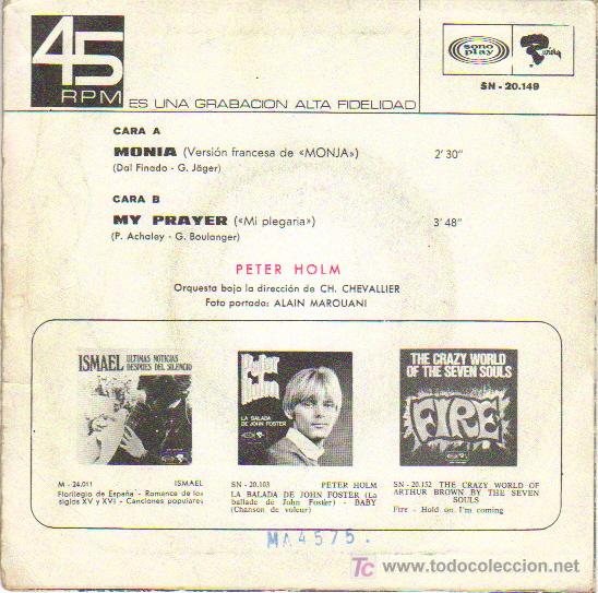Discos de vinilo: PETER HOLM - Foto 2