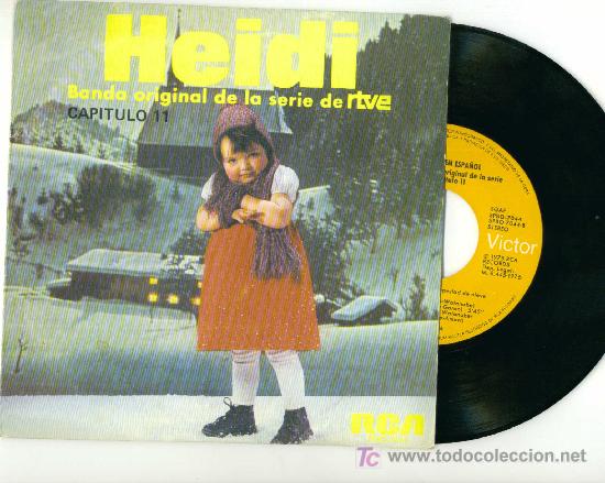 Discos de vinilo: HEIDI. Cap. 11. Dime abuelito....        (Vinilo -single  1976) - Foto 1