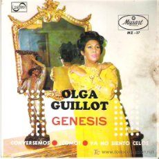 Discos de vinilo: OLGA GUILLOT - GENESIS + 3 EP *** EN ZAFIRO 1969. Lote 11208712