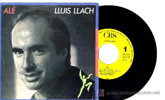 Vinyl-Schallplatten: LLUIS LLACHA 1987 PROMO CON INSERT SINGLE