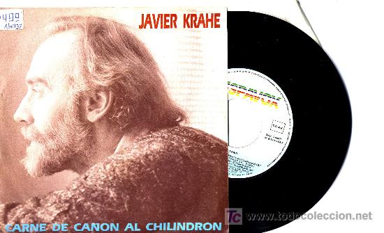Vinyl records: JAVIER KRAHE 1987 SINGLE