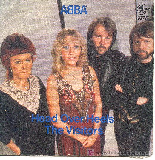 Discos de vinilo: ABBA SINGLE HEAD OVER HEELS  MO 2120 CARNABY SPA - Foto 1