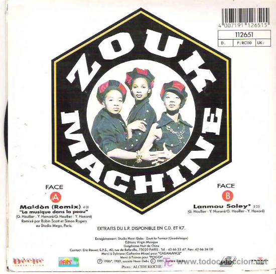 Discos de vinilo: ZOUK MACHINE - LA MUSIQUE DANS LA PEAU - Foto 2