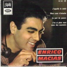 Discos de vinilo: ENRICO MACIAS - J`APPELLE LE SOLEIL + 3 EP ***