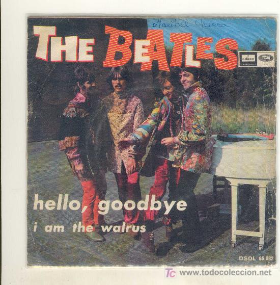 Discos de vinilo: (DIS-52)DISCO SINGLE THE BEATLES - HELLO,GOODBYE - Foto 1