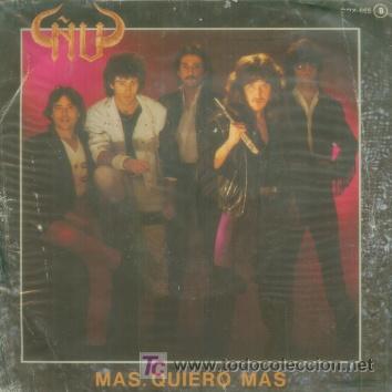 Discos de vinilo: &Ntilde;U - MAS QUIERO MAS - RARISIMO SINGLE DE VINILO DE 1984 EN CHAPA DISCOS