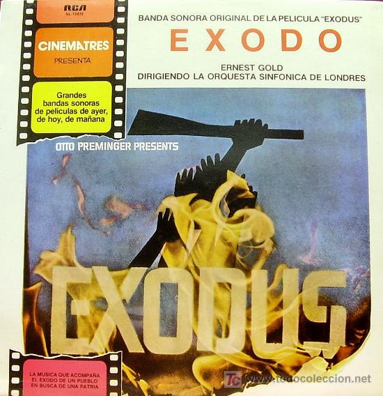 Discos de vinilo: BSO - EXODO - ERNEST GOLD LP 1981 - Foto 1