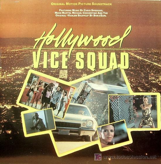 Discos de vinilo: BSO HOLLYWOOD VICE SQUAD (CHRIS SPEDDING + MOON MARTIN) LP VINILO 1986 - Foto 1