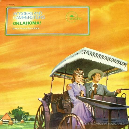Discos de vinilo: BSO OKLAHOMA - RODGERS AND HAMMERSTEIN LP GERMANY - Foto 1