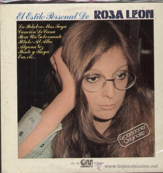 Discos de vinilo: ROSA LEON - EL ESTILO PERSONAL DE... - REF. GM -748 - Foto 1