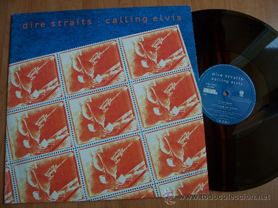Discos de vinilo: DIRE STRAITS `Calling Elvis` MAXI 1991 - Foto 1