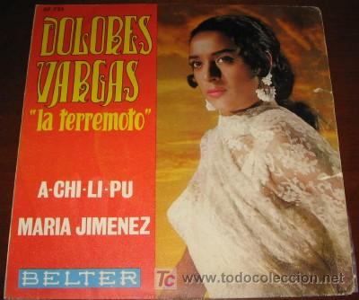 Discos de vinilo: SINGLE DE DOLORES VARGAS LA TERREMOTO - Foto 1