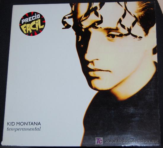 Discos de vinilo: LP KID MONTANA. TEMPERAMENTAL - Foto 1