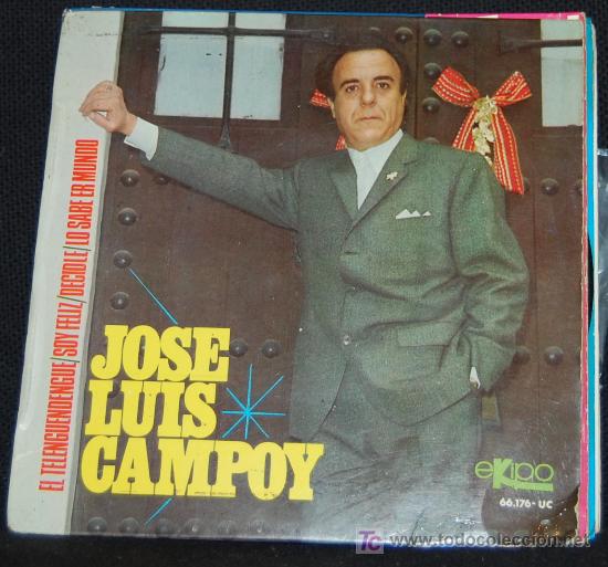 Discos de vinilo: SINGLE JOSE LUIS CAMPOY. EL TELENGUENDENGUE - Foto 1