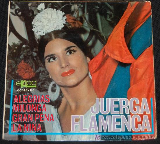 Discos de vinilo: SINGLE JUERGA FLAMENCA. ALEGRIAS - Foto 1