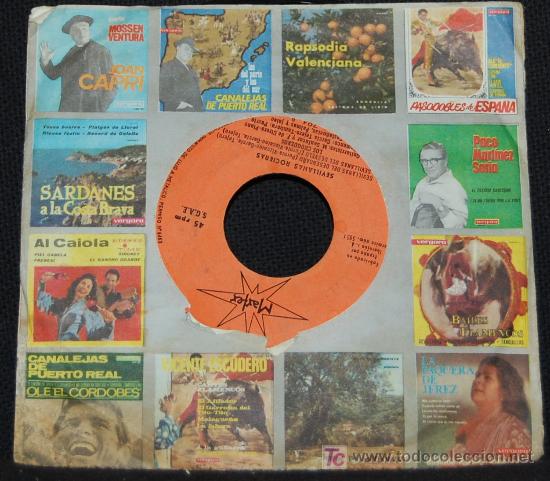 Discos de vinilo: SINGLE SEVILLANAS ROCIERAS - Foto 1
