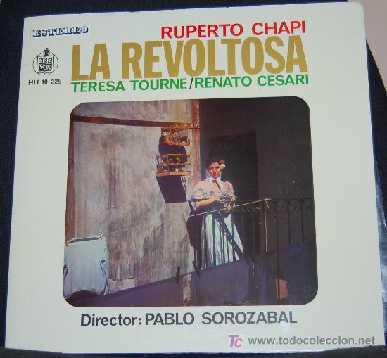 Discos de vinilo: LP LA REVOLTOSA. RUPERTO CHAPI - Foto 1