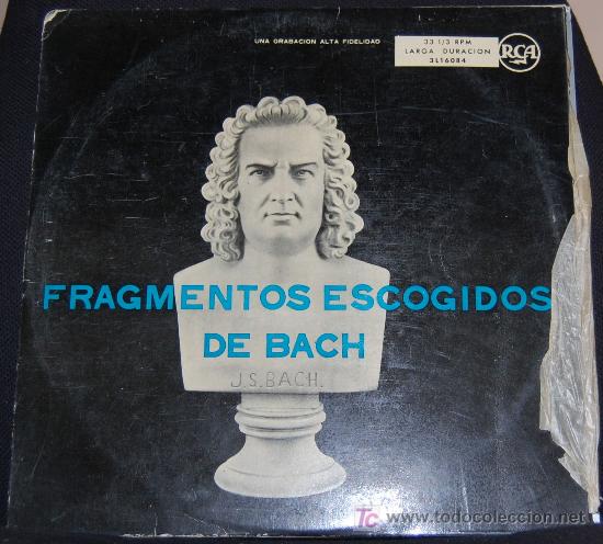Dischi in vinile: LP FRAGMENTOS ESCOGIDOS DE BACH