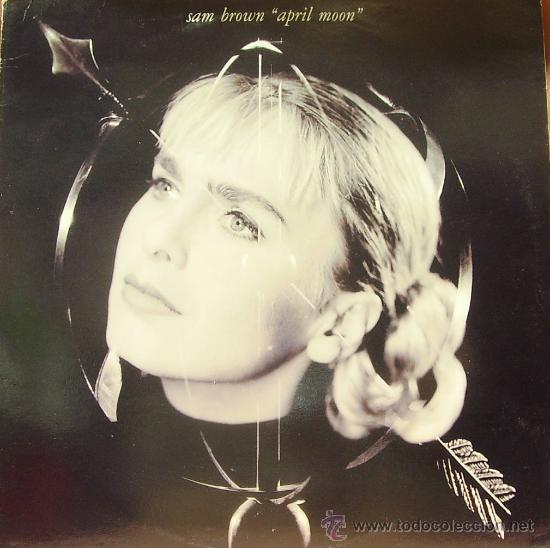 Discos de vinilo: SAM BROWN-APRIL MOON LP VINILO 1990 - Foto 1