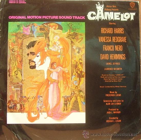 Discos de vinilo: BSO CAMELOT - FREDERICK LOEWE LP 1967 - Foto 1
