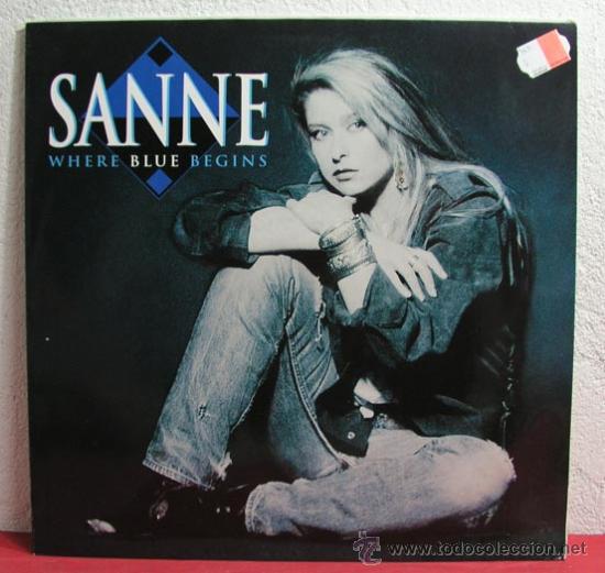Discos de vinilo: SANNE ( WHERE BLUE BEGINS ) VIRGIN - Foto 1