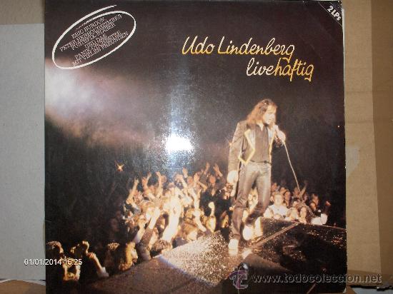 Discos de vinilo: UDO LINDENBERG ---- LIVEHAFTIG - Foto 1