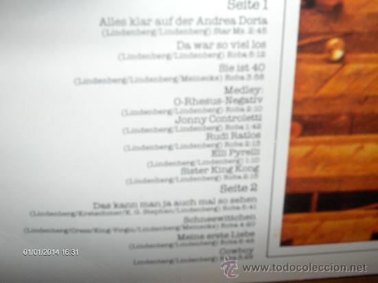 Discos de vinilo: UDO LINDENBERG ---- LIVEHAFTIG - Foto 2