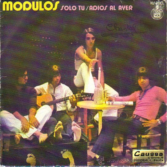 Discos de vinilo: MODULOS / SOLO T&Uacute; / ADIOS AYER - Foto 1