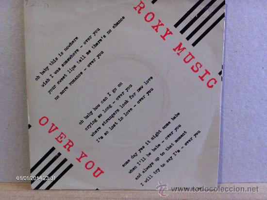Discos de vinilo: ROXY MUSIC ----- OVER YOU - Foto 1