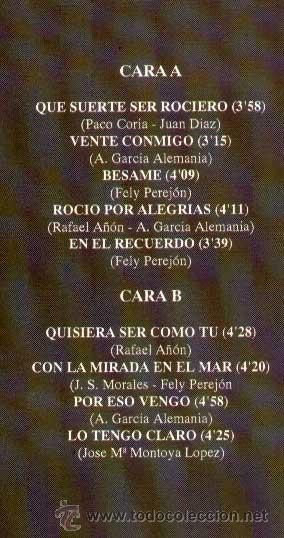 Discos de vinilo: ANTONIO ALEMANIA  - VENTE CONMIGO -    REF. 41.078 - Foto 2