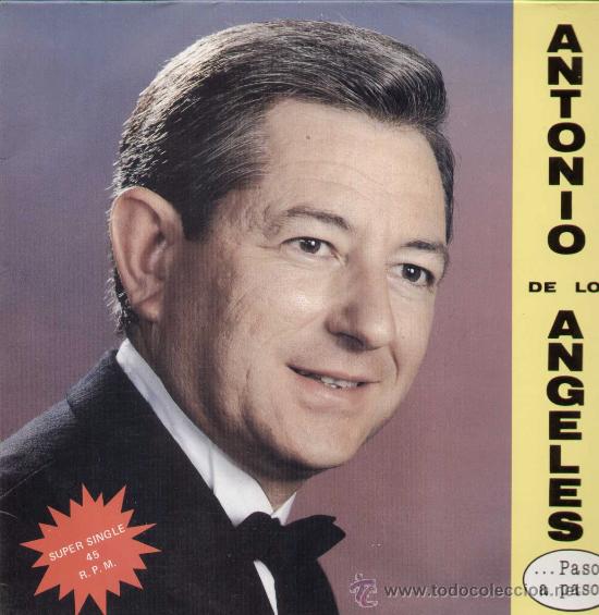 Discos de vinilo: ANTONIO DE LOS ANGELES   - PASO A PASO -    REF. SP 107 - MAXI SINGLE - Foto 1