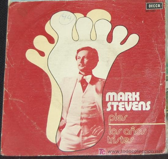 Discos de vinilo: SINGLE MARK STEVENS. PIES - Foto 1