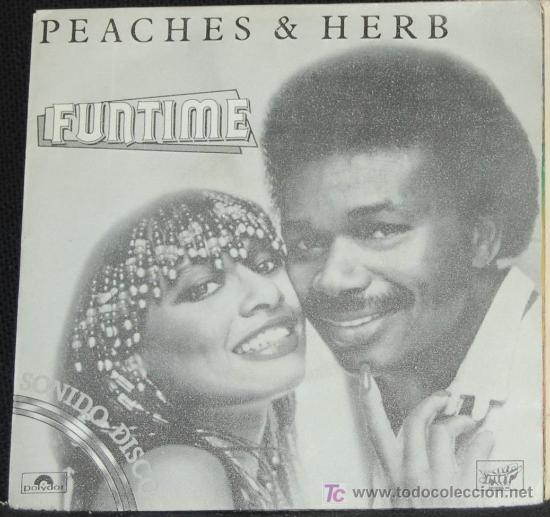 Discos de vinilo: SINGLE PEACHES AND HERB. FUNTIME - Foto 1