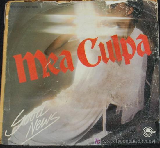 Discos de vinilo: SINGLE GOOD NEWS. MEA CULPA - Foto 1