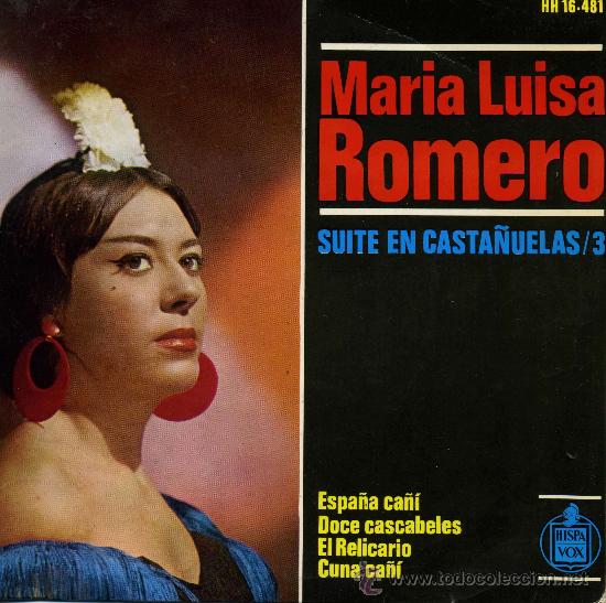 Disques de vinyle: Mar&iacute;a Luisa Moreno - Espa&ntilde;a Ca&ntilde;&iacute;