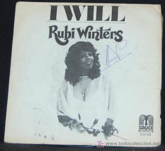Discos de vinilo: SINGLE RUBI WINTERS. I WILL - Foto 1