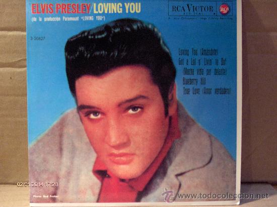 Discos de vinilo: ELVIS PRESLEY EP ------ LOVING YOU - Foto 1