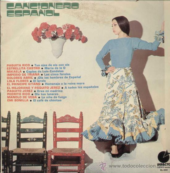 Discos de vinilo: CANCIONERO ESPA&Ntilde;OL -  REF. EL-009